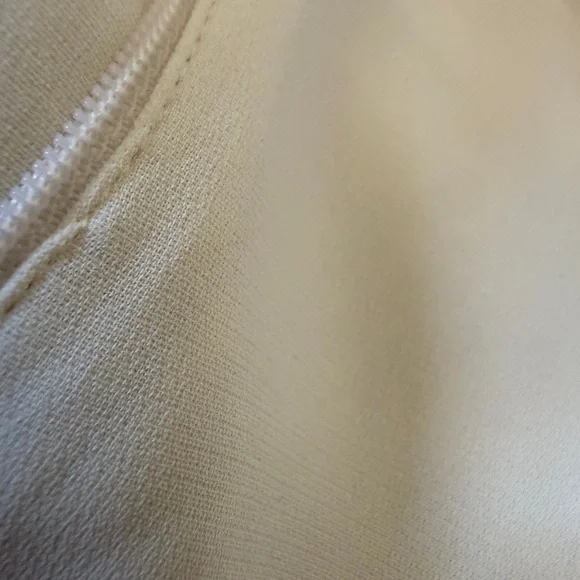 Rare Vintage Women’s white High-Waisted Ponte Pants Sz 27”slight flare - Picture 7 of 15